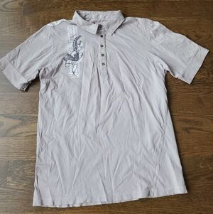 Drifter Men's Gray Polo Shirt Sz.XL